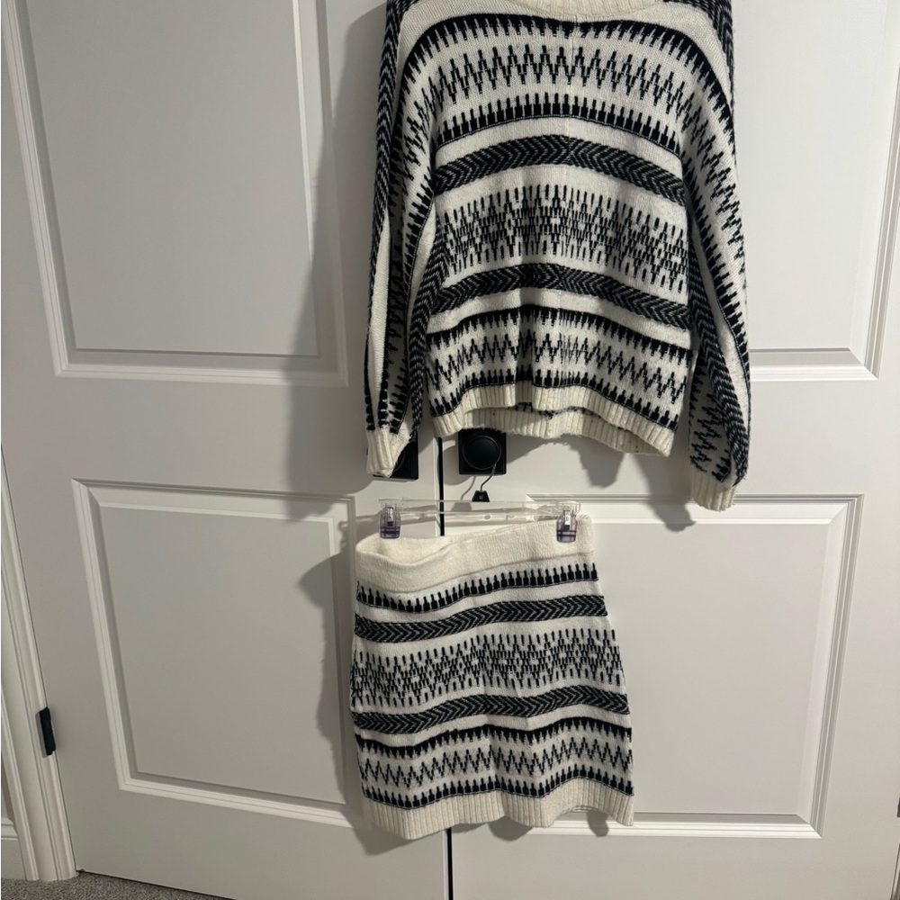 LOFT Monochrome Knit Ensemble